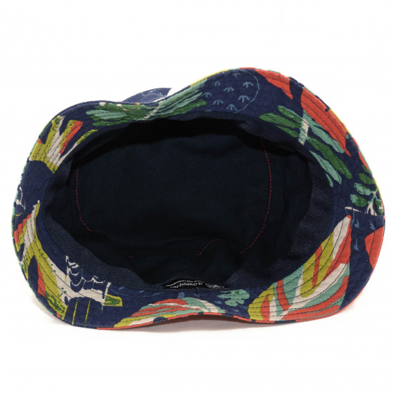 Green Leaves Cotton Bucket Hat - Le Chapoté Paris