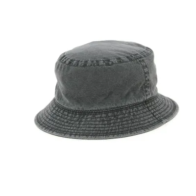 Black Cotton Bucket Hat - Crambes Reference: 10479 | Traclet Hat Shop