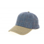 Checkered Linen Baseball Gang Cap - Crambes