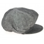 Anthracite Linen Rasta Newsboy Cap - Mtm