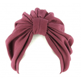 Sophie Chemotherapy Cotton Plum Turban - Traclet