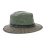 Logan Cotton Safari Hat in Olive & Brown - Traclet