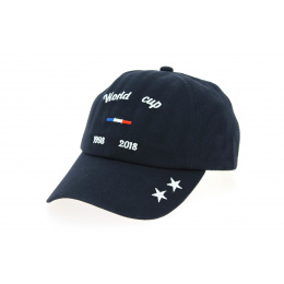 Navy Cotton World Cup Champion Baseball Cap - Traclet