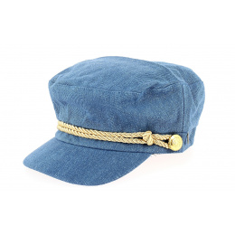 Blue Denim Sailor Cap - Traclet