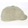 8-Panel Sao Linen & Cotton Cap Beige - Traclet  Reference: 10494 | Traclet Hat Shop