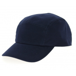 Navy Cotton Board Baseball Cap - Crambes