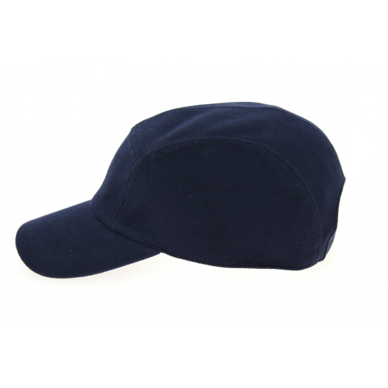 Navy Cotton Board Baseball Cap - Crambes