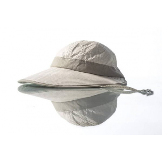 Bauloise Beige High Protection Visor Cap & String- Soway
