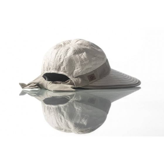 High Protection Visor Cap Bauloise Beige & String - Soway