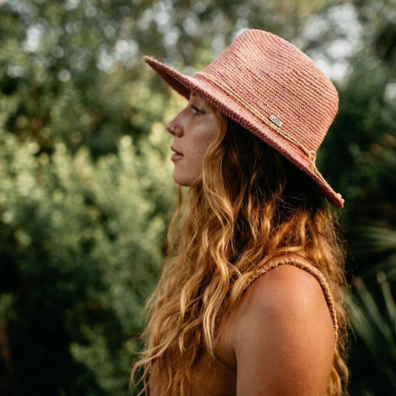 Chapeau Traveller Three Sisters Boho Raphia Naturel- Conner Hats 