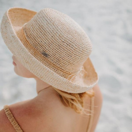 Breton Hat Moorea Island Natural Raffia Beach - Conner Hats