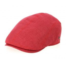 Jackson Rounded Cap Red Linen Anti UV UP40+ Gottmann