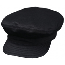 Black Cotton Bréda Sailor Cap - Traclet