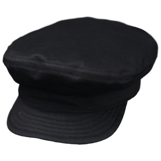 Black Cotton Bréda Sailor Cap - Traclet