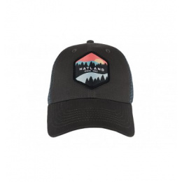 Walt Trucker Baseball Cap Anthracite Cotton - Hatland
