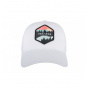 Walt Trucker White Cotton Baseball Cap - Hatland