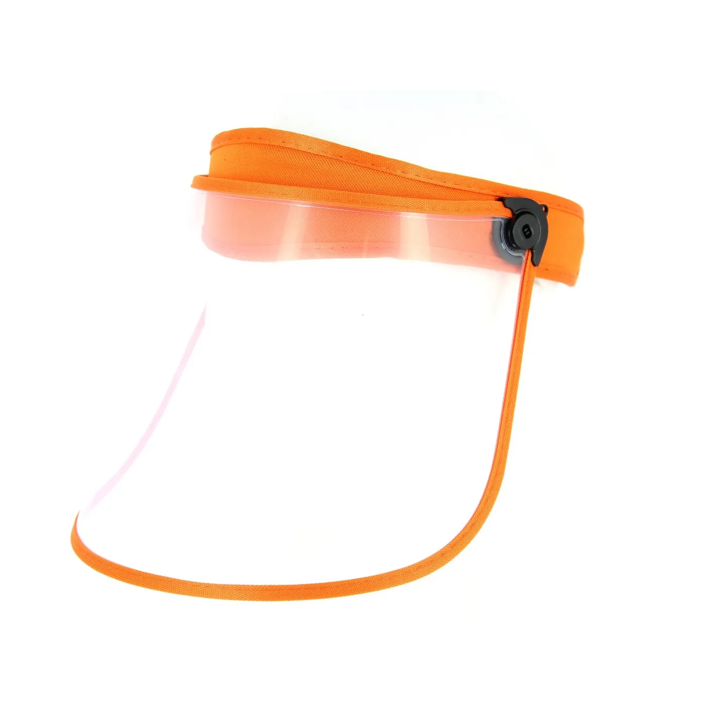 Orange PVC Face Shield Visor - Traclet Reference: 10530 | Traclet Hat Shop