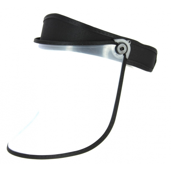 Black PVC Face Protector Visor - Traclet