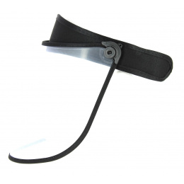 Black PVC Face Protector Visor - Traclet