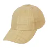 Paradise Baseball Cap in Raffia & Natural Cotton - Conner Hats Reference: 10532 | Traclet Hat Shop
