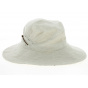 Women's Bronze & Metallic Linen Sun Hat - Mtm