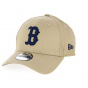 Baseball Snapback Cap Boston Red Sox Taupe- New Era