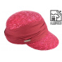 Natural Straw Cap Wine Red - Seeberger