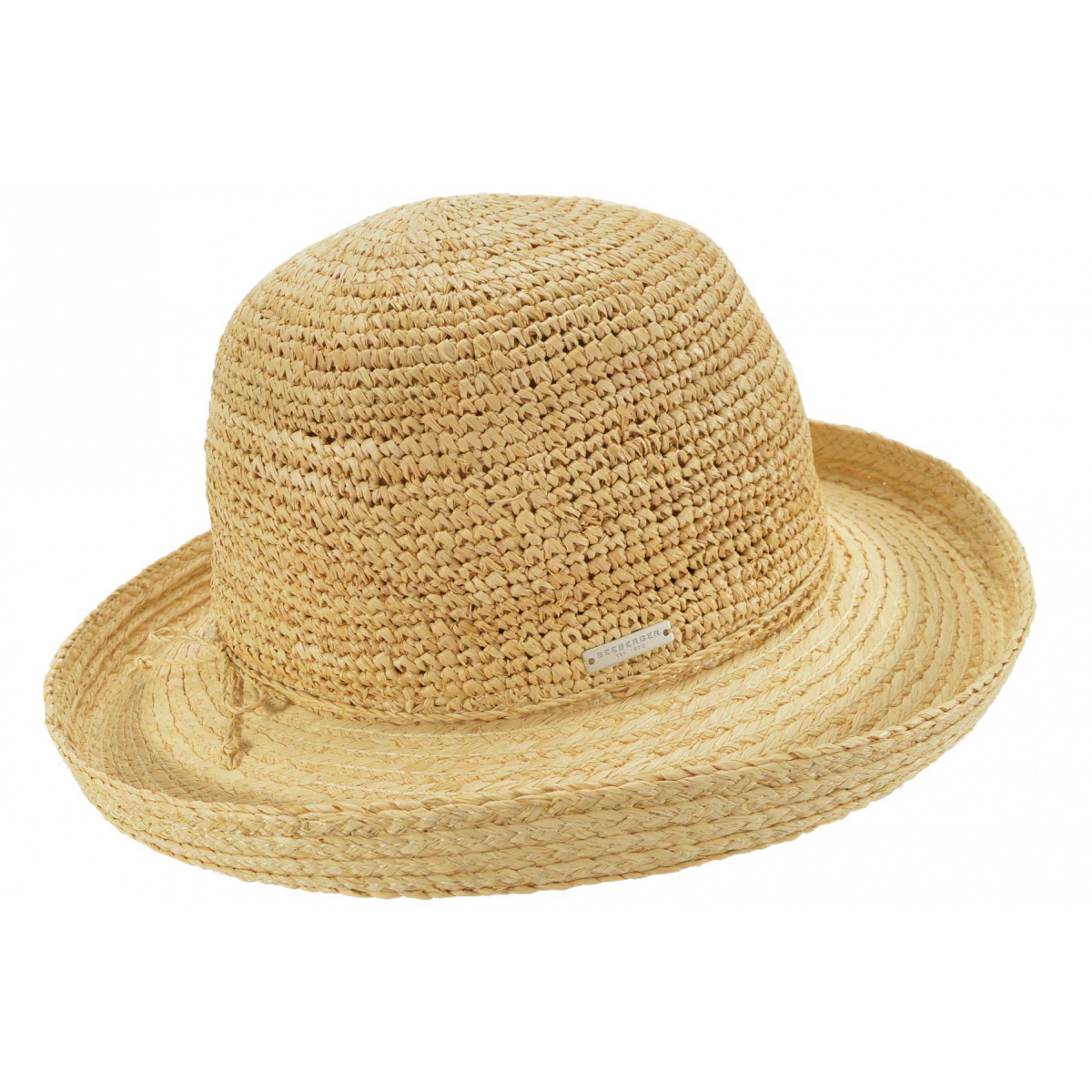 Natural Straw Breton Hat - Seeberger Reference : 10545 | Chapellerie ...