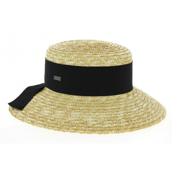 Chapeau Capeline Riviera Paille Naturelle- Betmar Chapeau Capeline Riviera Paille Naturelle- Betmar
