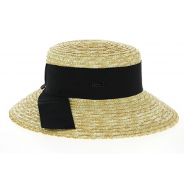 Natural Straw Riviera Wide-Brimmed Hat - Betmar