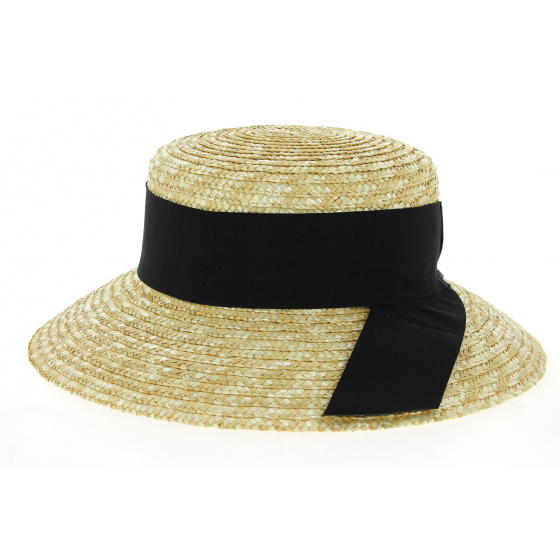 Chapeau Capeline Riviera Paille Naturelle- Betmar Chapeau Capeline Riviera Paille Naturelle- Betmar