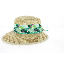 Women's Lea Straw Cap Natural - Traclet