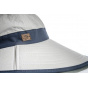 Cannoise White & Navy Blue Cap - Soway