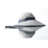 Casquette Cannoise Blanc & Bleu Marine- Soway Reference : 10560 | Chapellerie Traclet