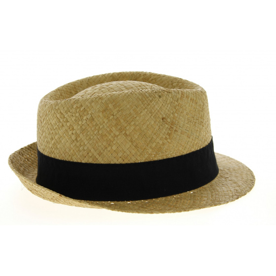 Chapeau Trilby Modica Paille Naturelle- Traclet