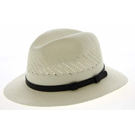 White Noto Panama Traveller Hat - Traclet