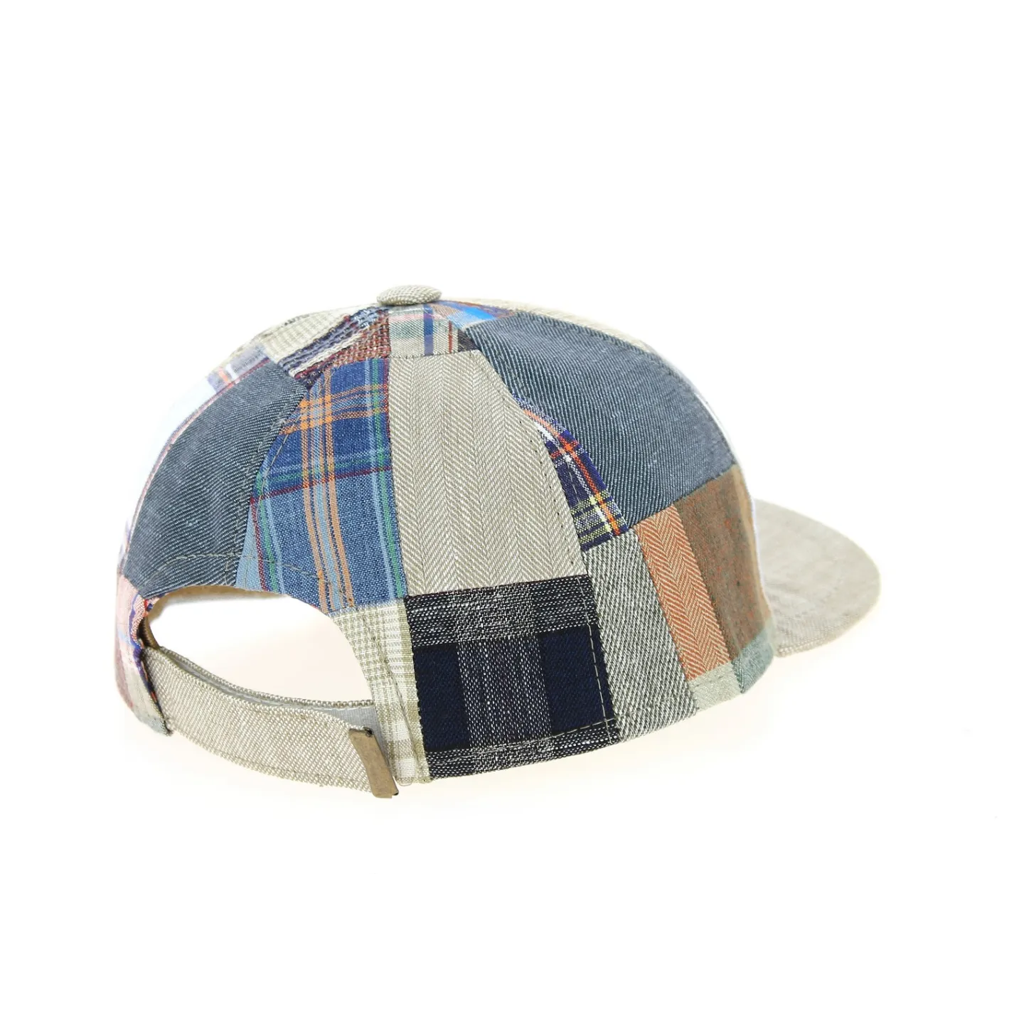 San Marin Patchwork Linen Baseball Cap - Traclet Reference: 8030 | Traclet Hat Shop