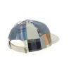 San Marin Patchwork Linen Baseball Cap - Traclet Reference: 8030 | Traclet Hat Shop