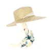 Capeline Milazzo Paille Naturelle Foulard- Traclet Reference : 10590 | Chapellerie Traclet