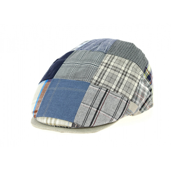 Casquette Plate Boho Style Patchwork Coton Gise- Traclet