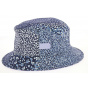 Reversible Bob Blandine Cotton Hat Blue- Crambes 
