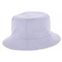 Reversible Bob Blandine Cotton Hat Blue- Crambes 