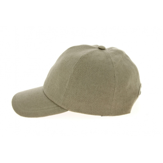 Baseball Cap Nezel Linen Hazelnut - Crambes Baseball Cap Nezel Linen Hazelnut - Crambes