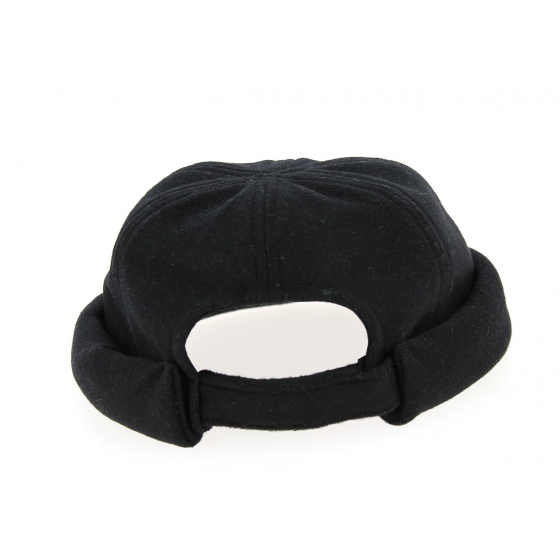 Bonnet Docker Laine Noir- Traclet