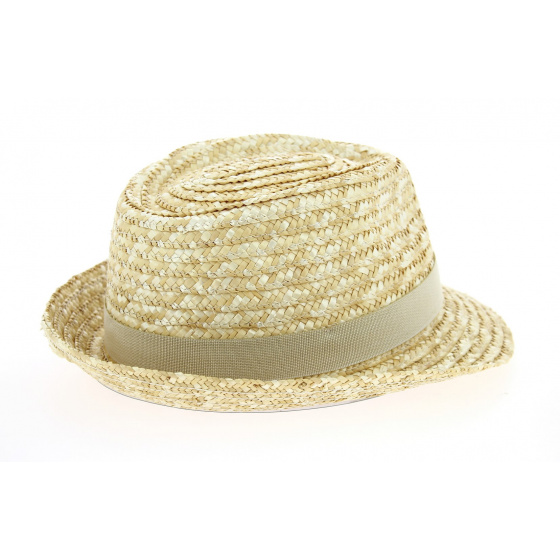 Chapeau Trilby Pachuca Paille Naturelle - Traclet Chapeau Trilby Pachuca Paille Naturelle - Traclet