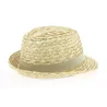 Natural Straw Pachuca Trilby Hat - Traclet Reference: 4670 | Traclet Hat Shop