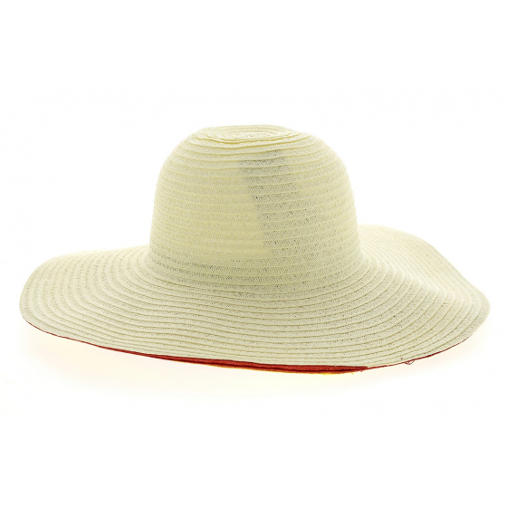 Capeline St Tropez Paille Papier Naturelle- Betmar Capeline St Tropez Paille Papier Naturelle- Betmar