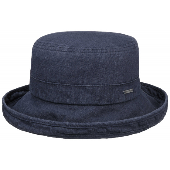 Women's Navy Blue Ramie Hat - Stetson