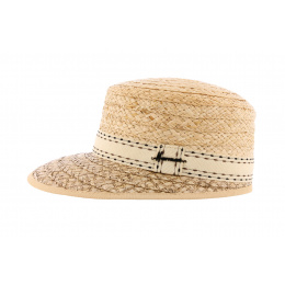 Alice straw cap fancy ribbon - Herman