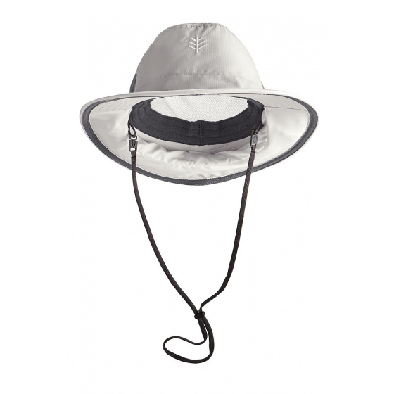 Chapeau Convertible Boating UPF 50+ Gris- Coolibar Chapeau Convertible Boating UPF 50+ Gris- Coolibar